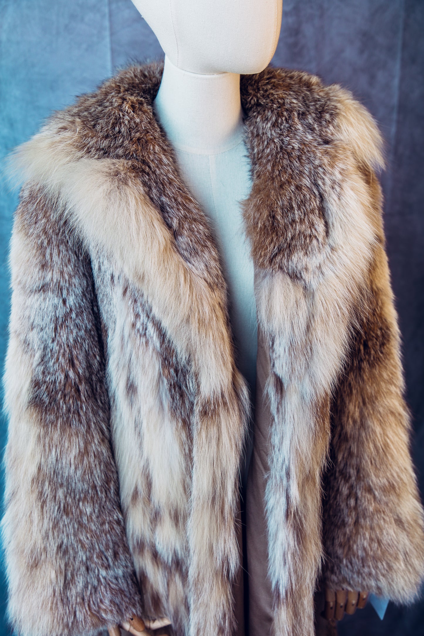 Vintage Fur Canadian Lynx’s Coat Full Length Medium/Large FC015