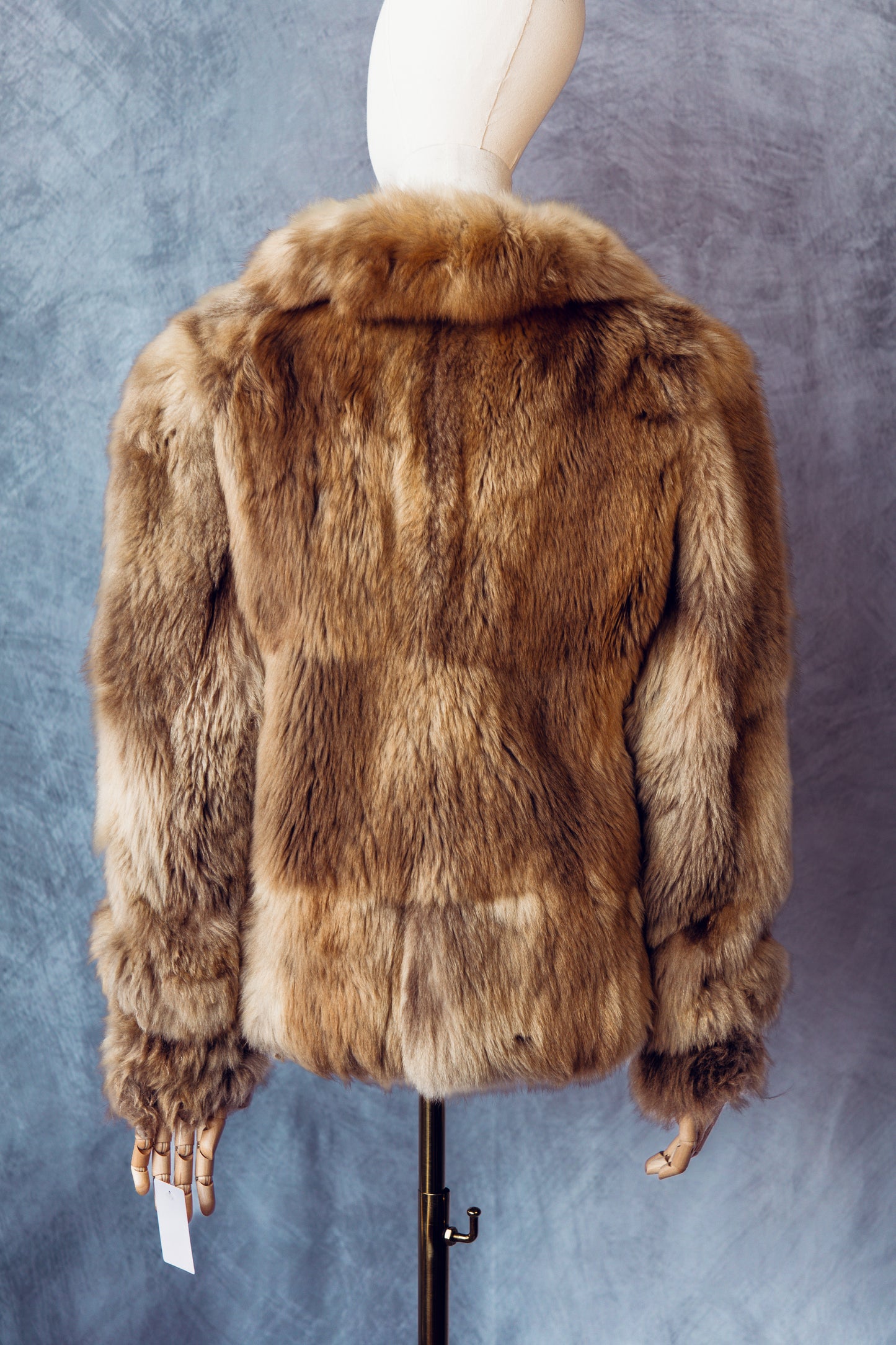 Vintage Fur Honey Blond Short-FC056