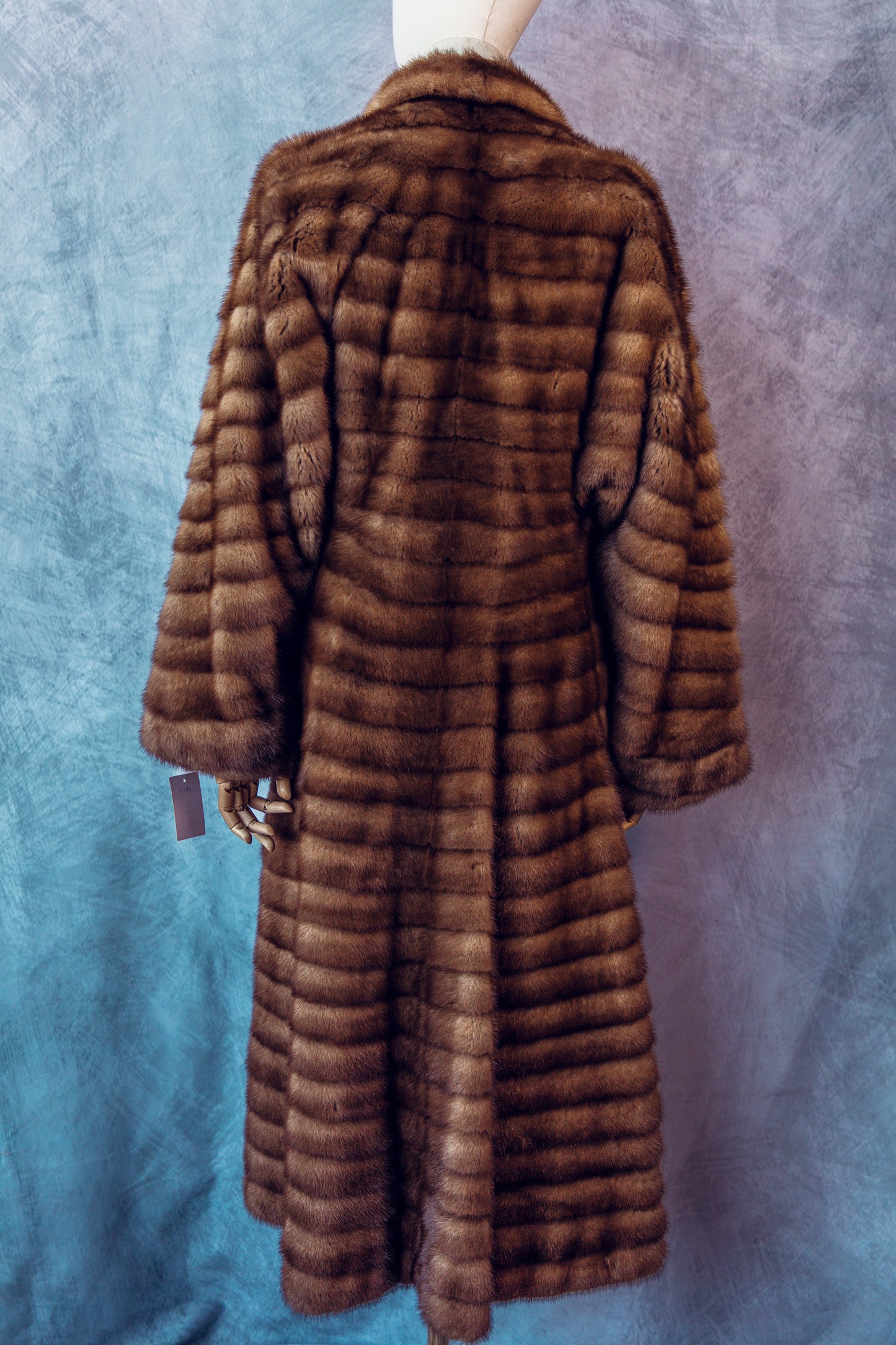Vintage Fur Mink Honey Blond Full Length Medium/Large-FC088