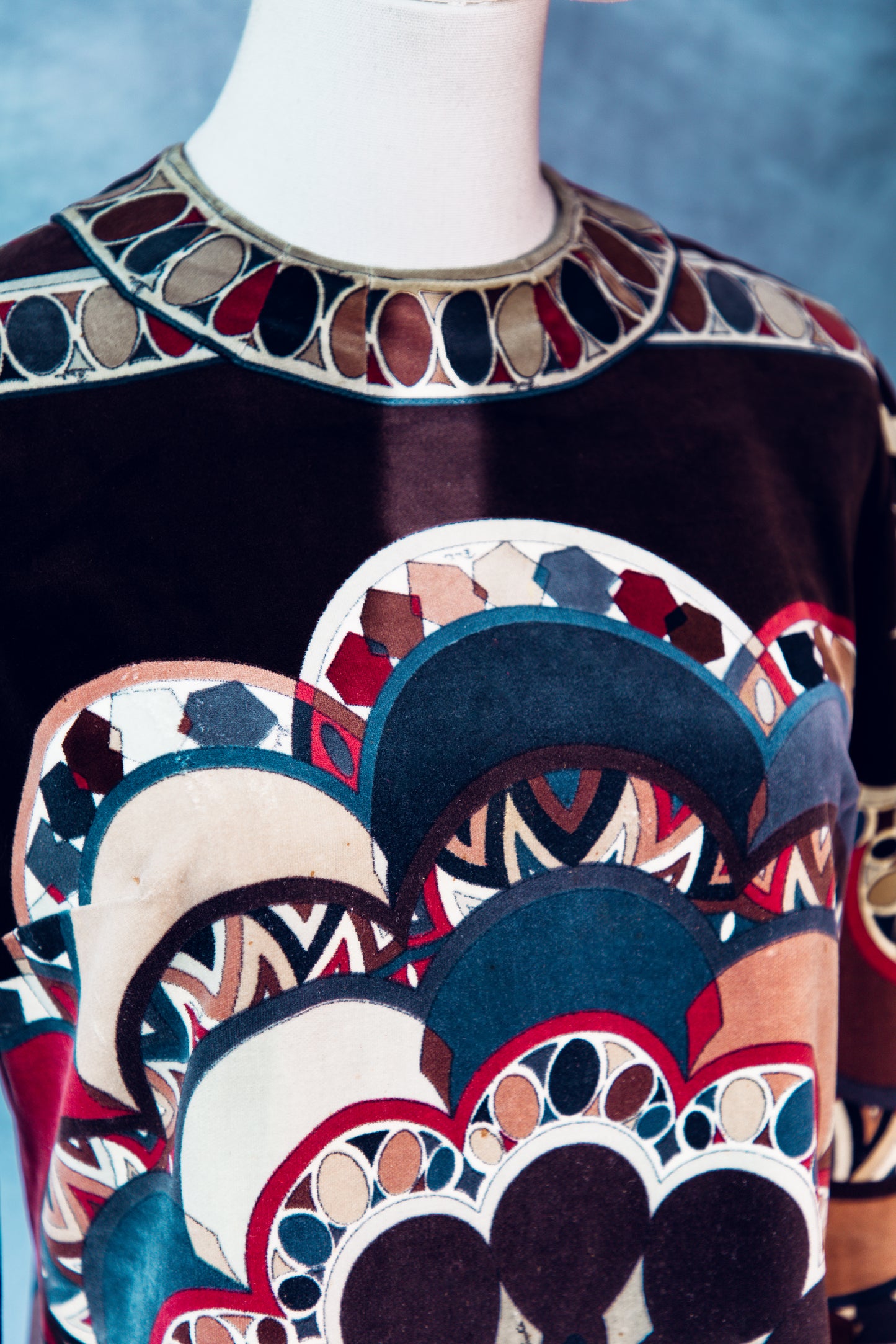 Vintage Rare Emilio Pucci Velvet Dress D004