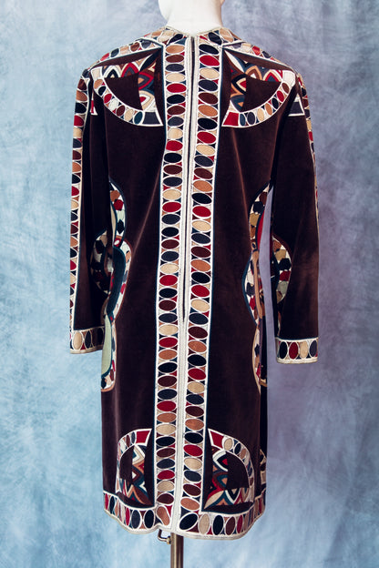 Vintage Rare Emilio Pucci Velvet Dress D004