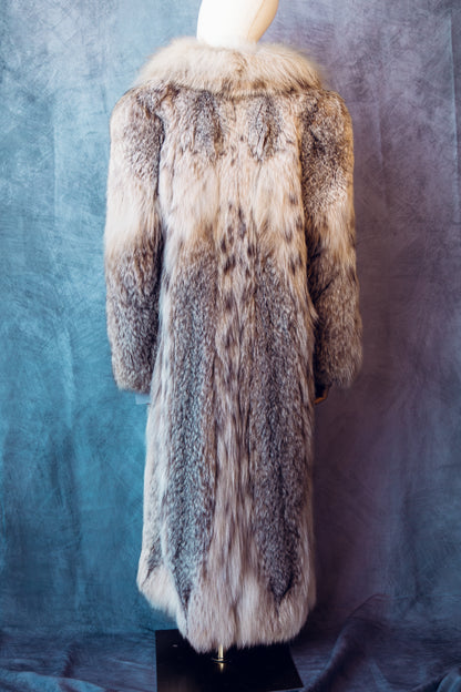 Vintage Fur Canadian  Lynx’s Coat Full Length Medium/Large  FC013