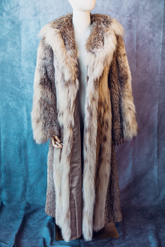 Vintage Fur Canadian Lynx’s Coat Full Length  Medium/Large FC015