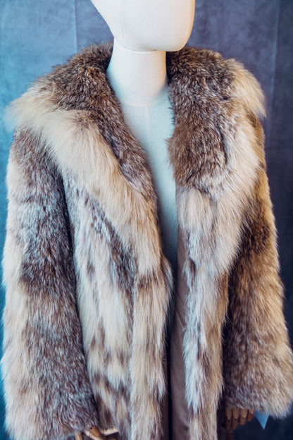 Vintage Fur Canadian Lynx’s Coat Full Length  Medium/Large FC015