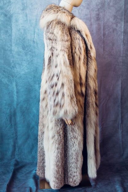 Vintage Fur Canadian Lynx’s Coat Full Length  Medium/Large FC015