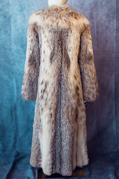 Vintage Fur Canadian Lynx’s Coat Full Length  Medium/Large FC015