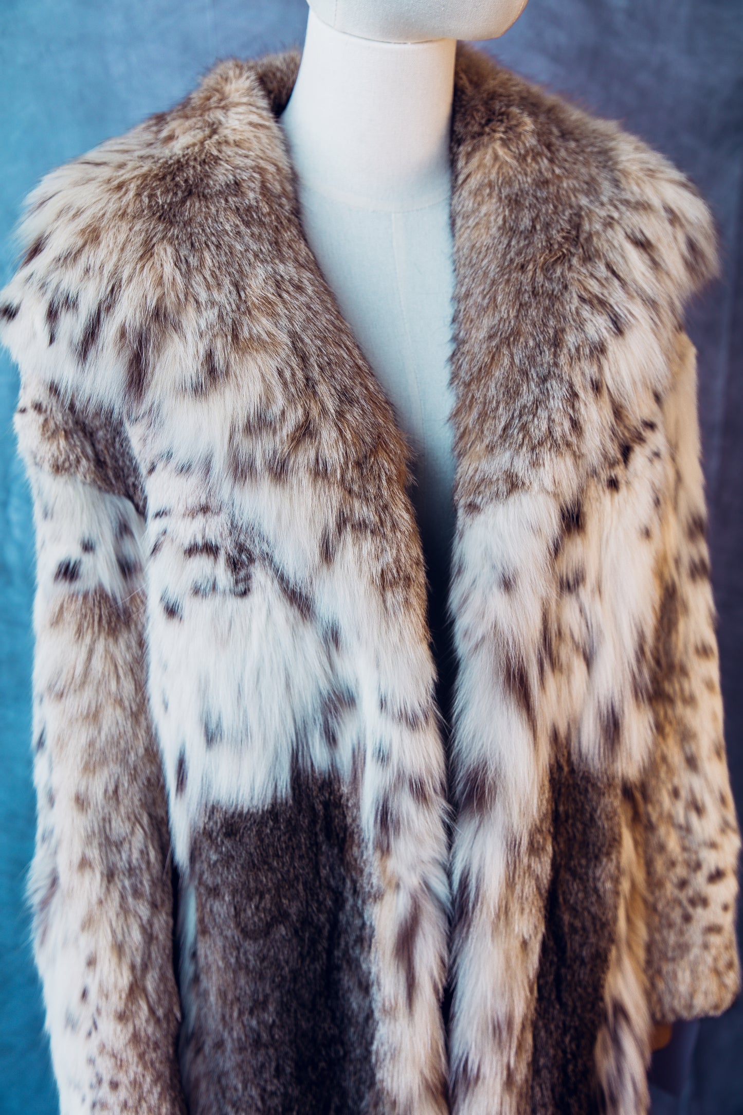 Vintage Fur Russian  Lynx’s Coat Full Length Medium/Large- FC016