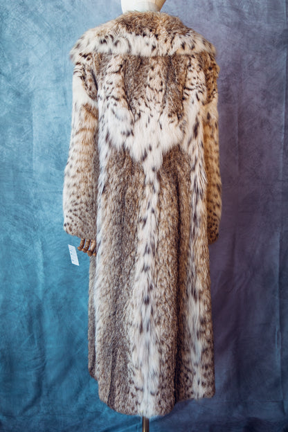 Vintage Fur Russian  Lynx’s Coat Full Length Medium/Large- FC016