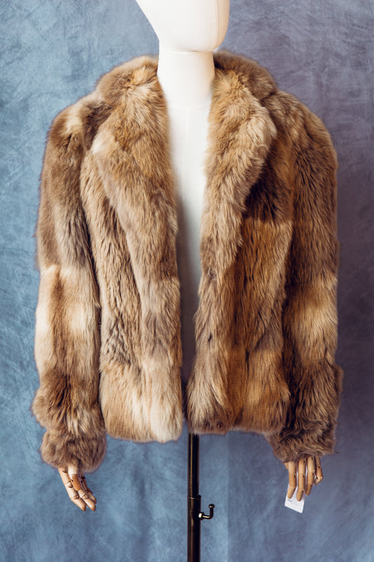 Vintage Fur  Honey Blond Short-FC056