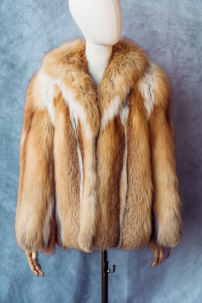 Vintage Fur Red Fox Full Skins Small/Medium-FC057