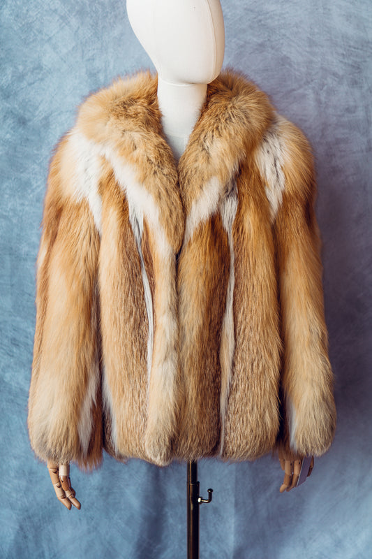 Vintage Fur Red Fox Full Skins Small/Medium-FC057