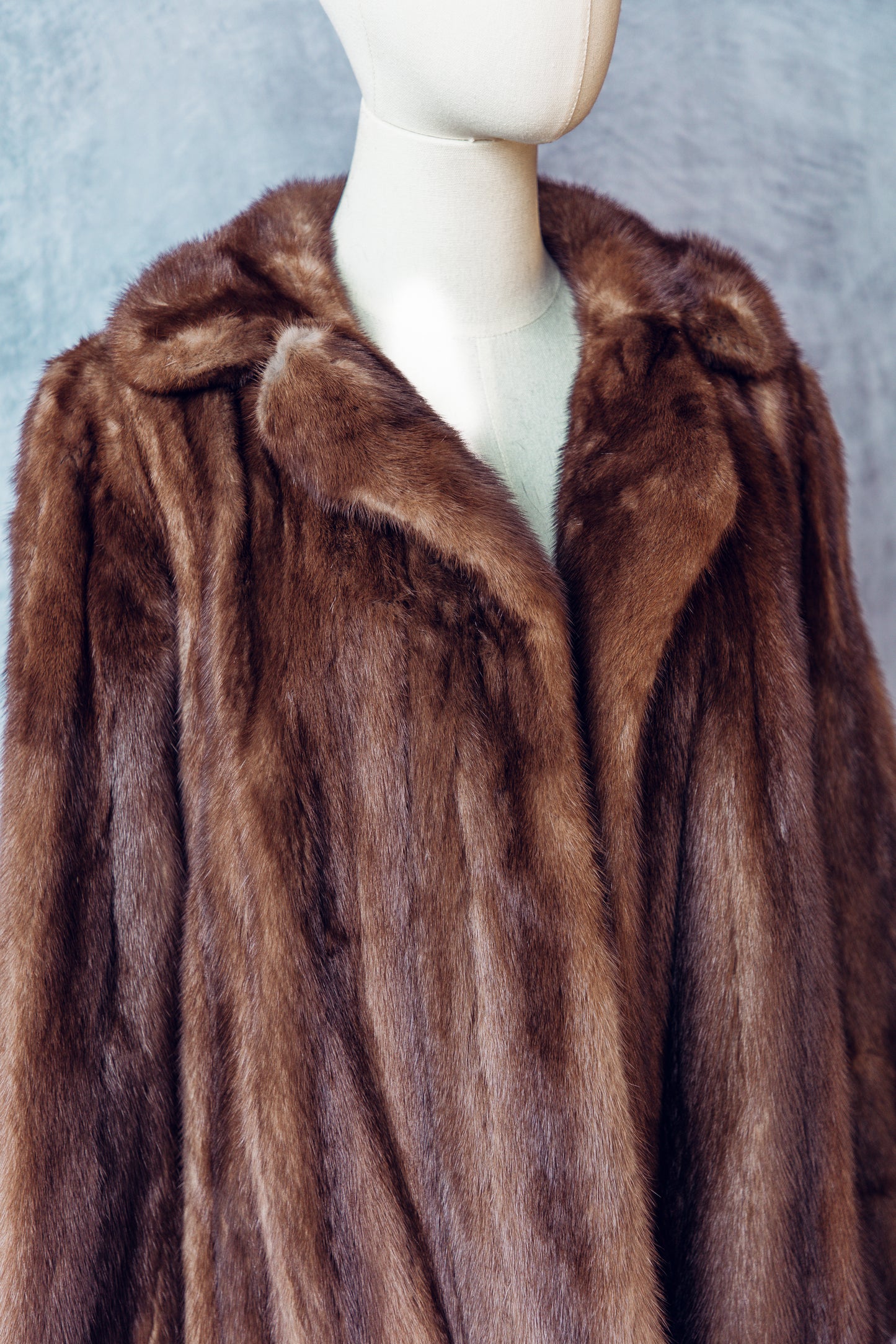 Vintage Fur Mink Brown Mid-Length Medium/Large - FC063