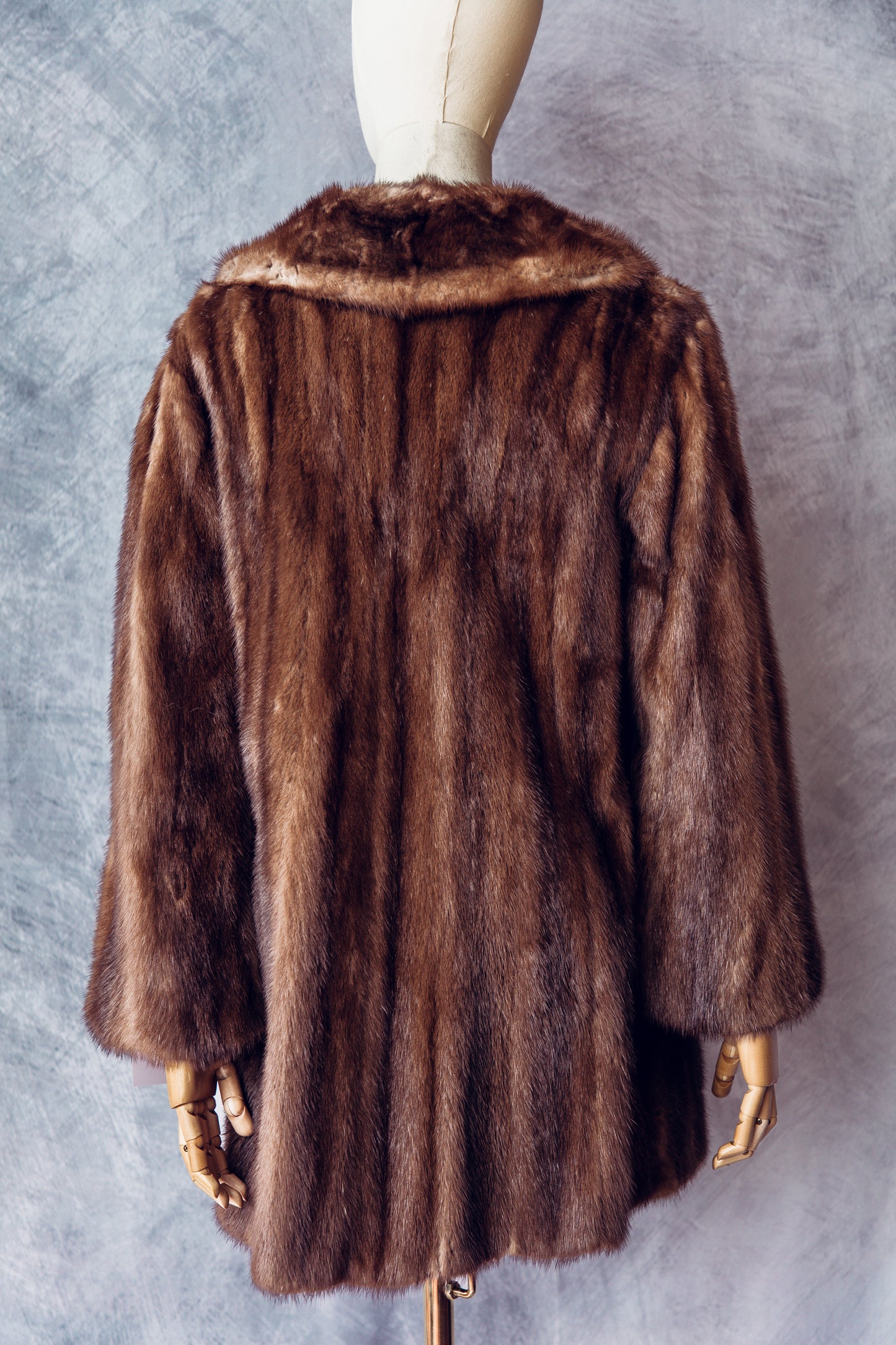 Vintage Fur Mink Brown Mid-Length Medium/Large - FC063