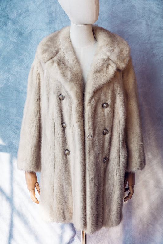 Vintage Fur Mink Honey Blonde Mid-Length Medium/Large - FC069