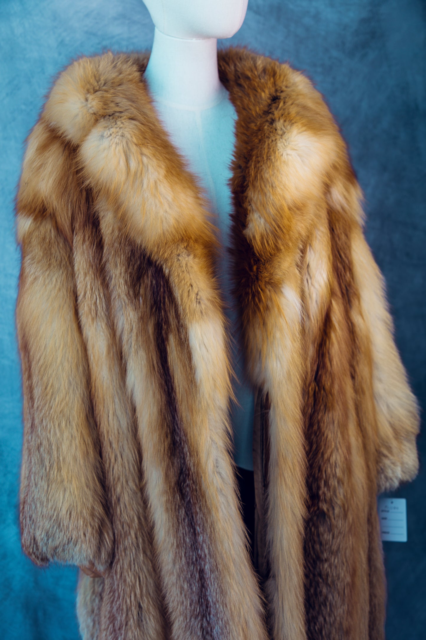 Vintage Fur Red Fox Full Length Medium/Large-FC084