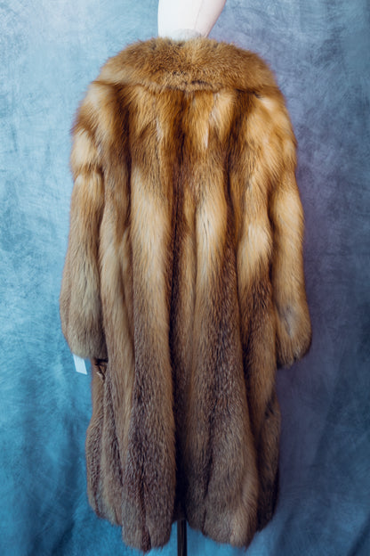 Vintage Fur Red Fox Full Length Medium/Large-FC084