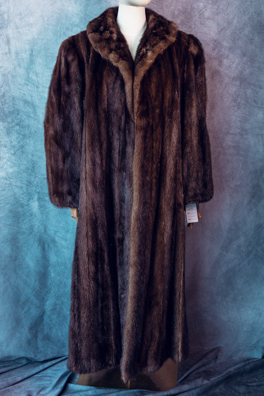 Vintage Fur Mink Brown full Length Medium/Large-FC100