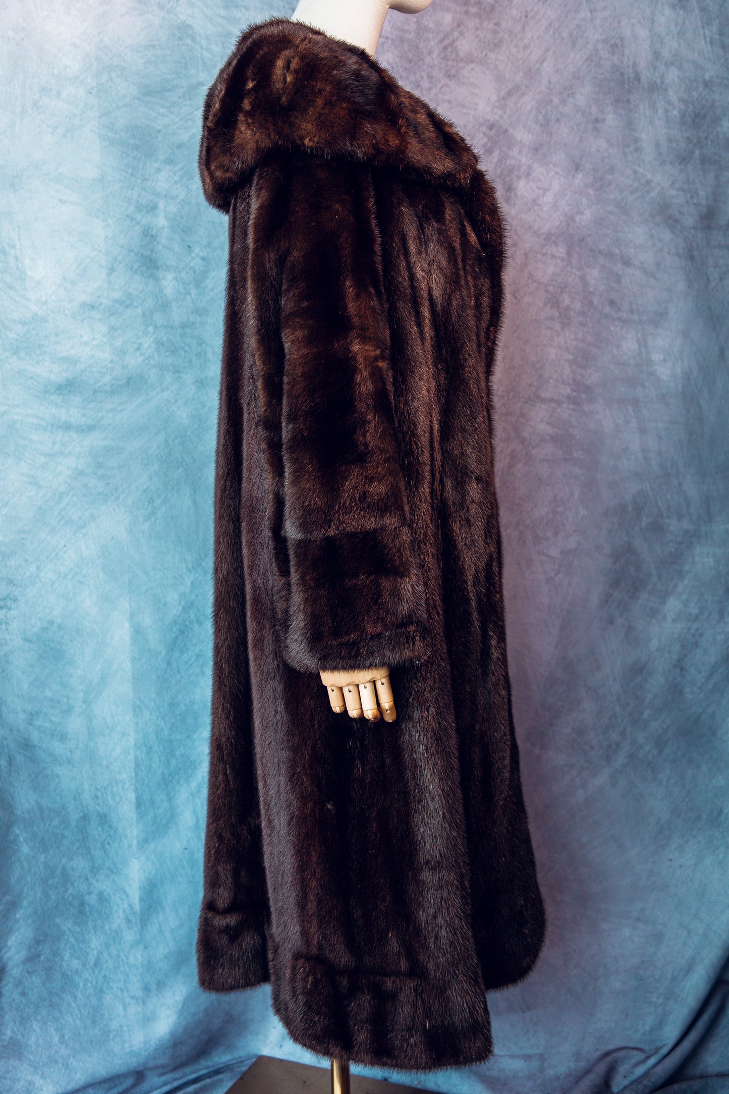 Vintage Fur Mink Coat SweetHeart Collar Medium/Large-FC105