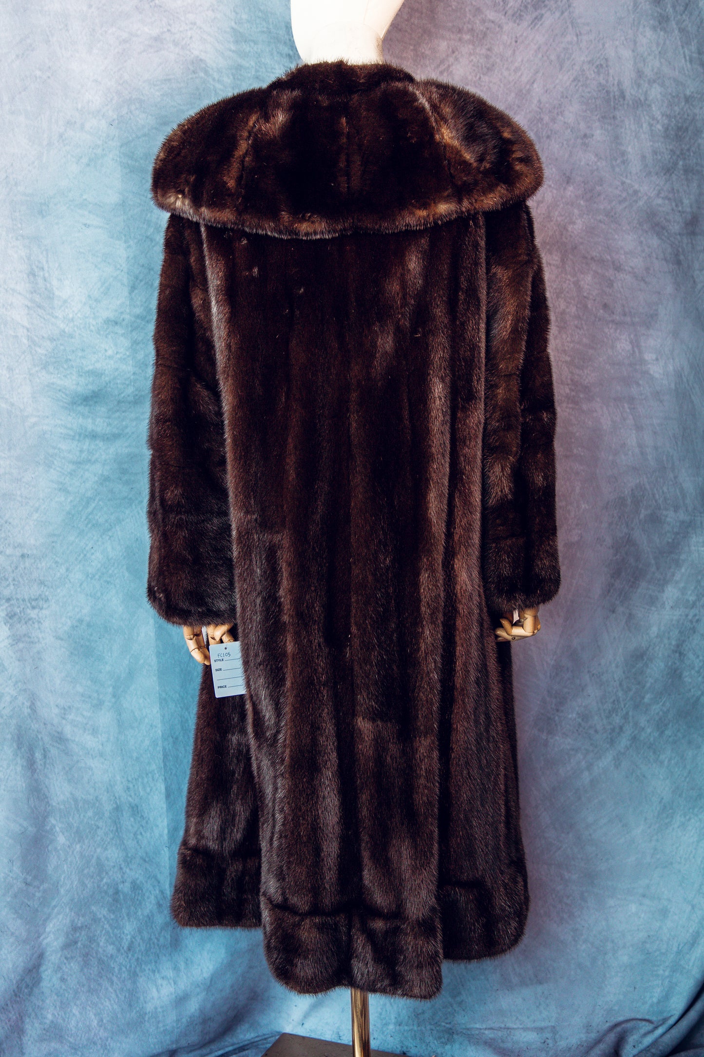 Vintage Fur Mink Coat SweetHeart Collar Medium/Large-FC105