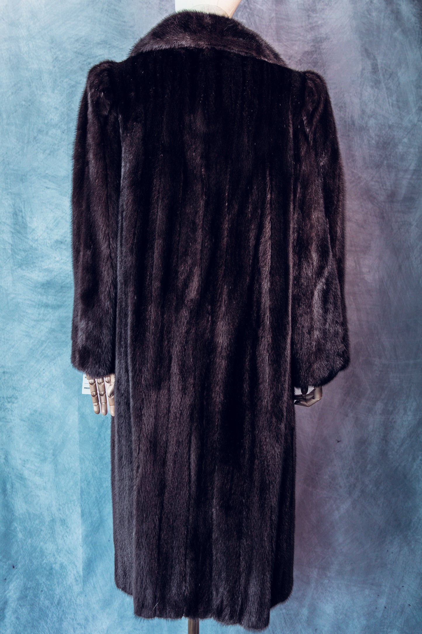 Vintage Fur Mink Dark Brown Full Length Small/Medium-FC108